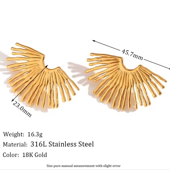 Anthropologe star new Silver Winged Earrings - Picture 4 of 10